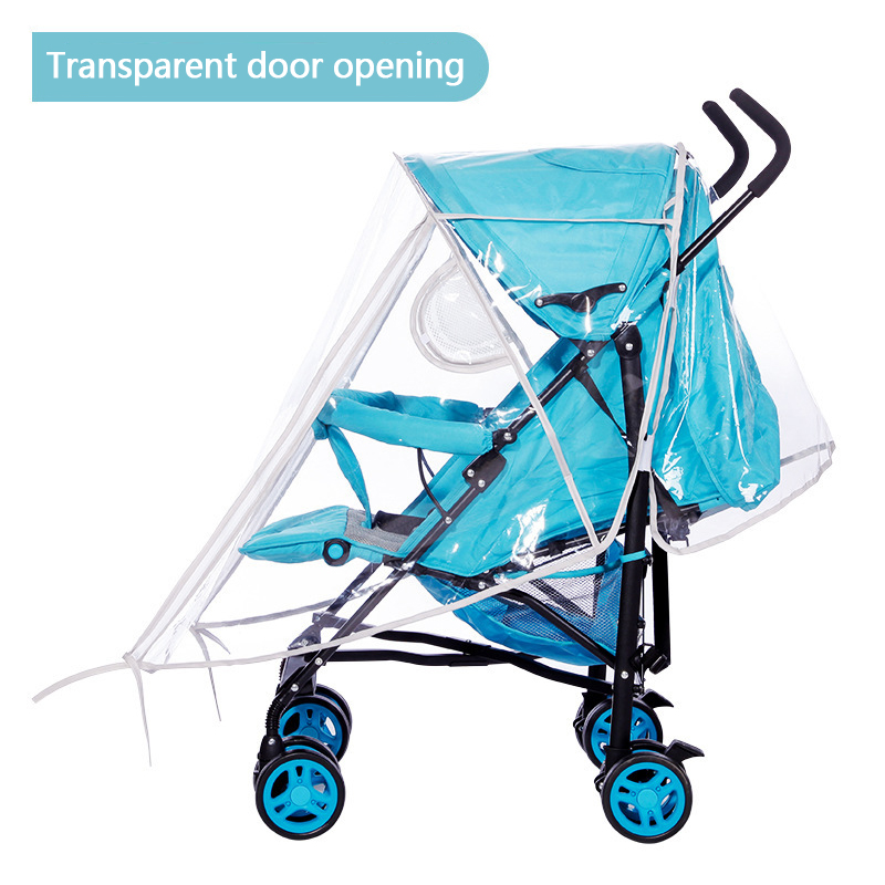 

New Baby Stroller Raincover Universal Pushchair Pram Buggy Rain Cover Transparent Rain Cover