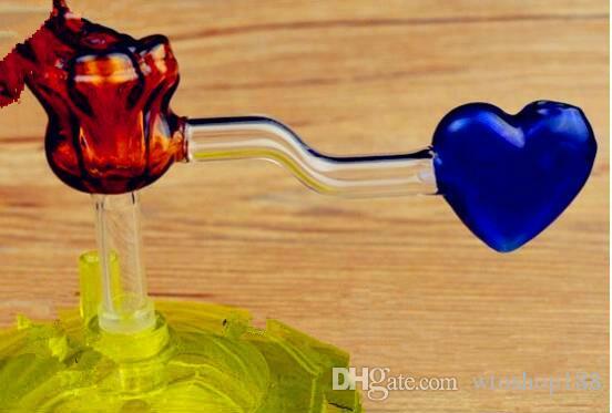 

Rose pot Wholesale bongs Oil Burner Pipes Water Pipes Glass Pipe Oil Rigs Smoking, Free Shipping