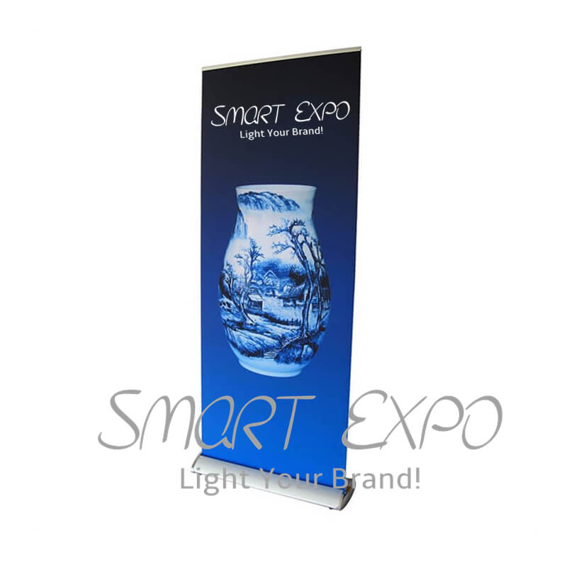 

100*200cm Premium Floor Standing Portable Teardrop Retractable Banner Stands Pull Up Roll Up Tradeshow Display with Printed Graphic