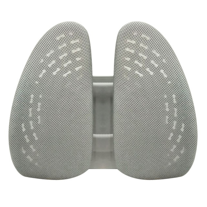 

Car Seat Chair Back Massage Lumbar Support Waist Cushion Mesh Ventilate Cushion Pad for Office Home Car,Grey