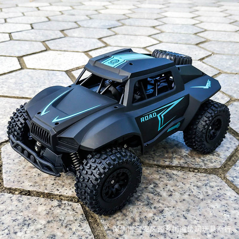 

Cross-border trade 2.4G high-speed off-road electric remote control car drift children's toys short card Bigfoot model car