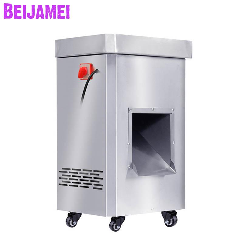 

Beijamei Stainless Steel Commercial Meat Cutter Slicer High Power Vertical Electric Meat Cutting Shredded Machines Price