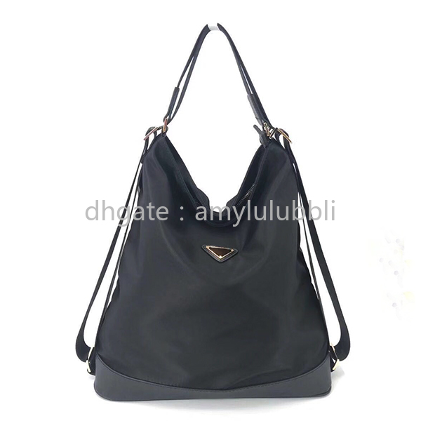 

wholesale Sports back pack fashion designer back pack shoulder bag handbag presbyopic package messenger bag parachute fabric laptop backpack, Black