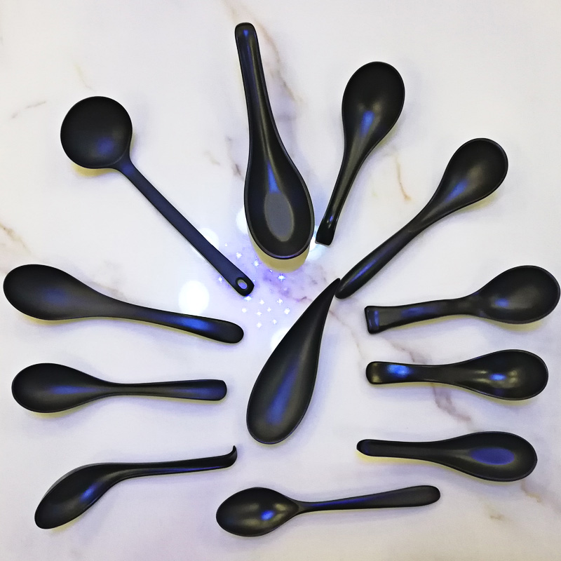

Melamine Dinnerware Soup Spoon Flatware Turtle Shell Spoon Fast Food Restaurant With Melamine Spoon A5 Melamine Tableware