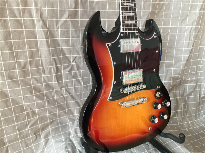 Livraison gratuite Nouvelle guitare SG Guitar Shop OEM Guitare jaune Guitar Guitarra Guitar en Chine