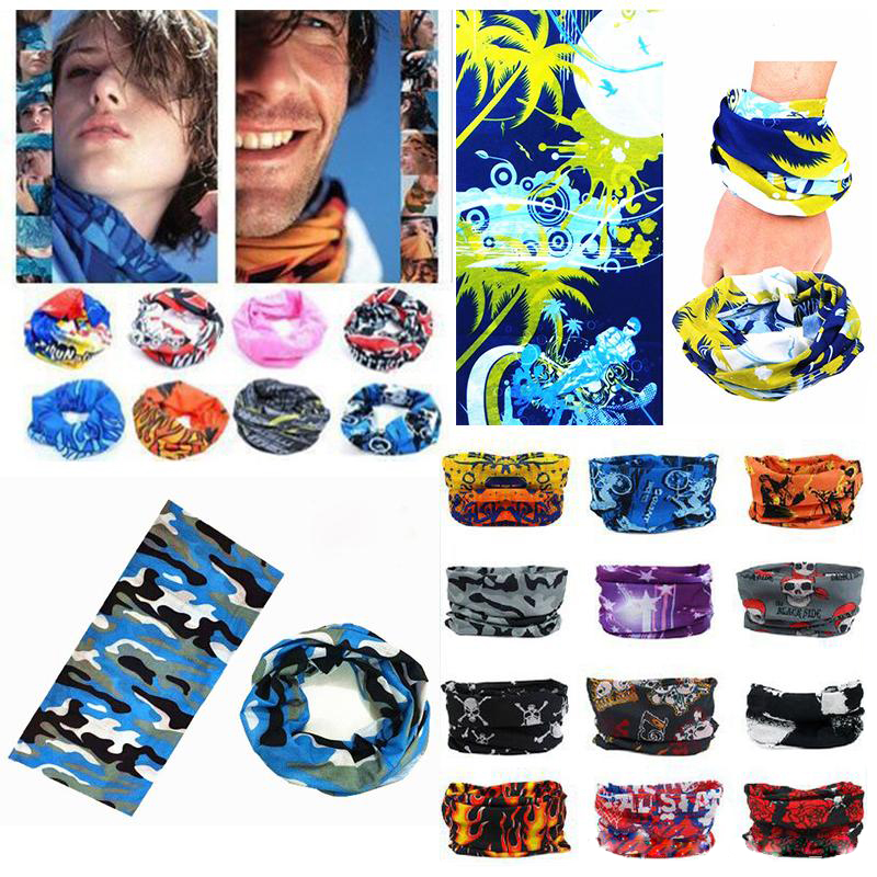 

Multifunctional Ski Mask Bandanas Scarf Outdoor Skull Motorcycle Cycling Masks Scarf Magic CS Riding Neck Face Cap Multi Styles