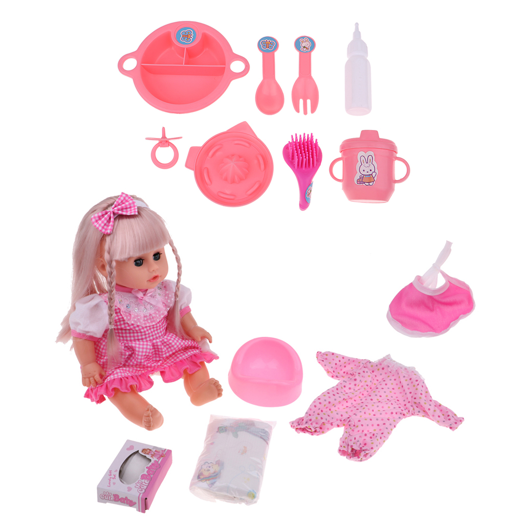 Grosshandel Puppenhaus Miniatur Kinderzimmer Mobel Dekor Baby Doll