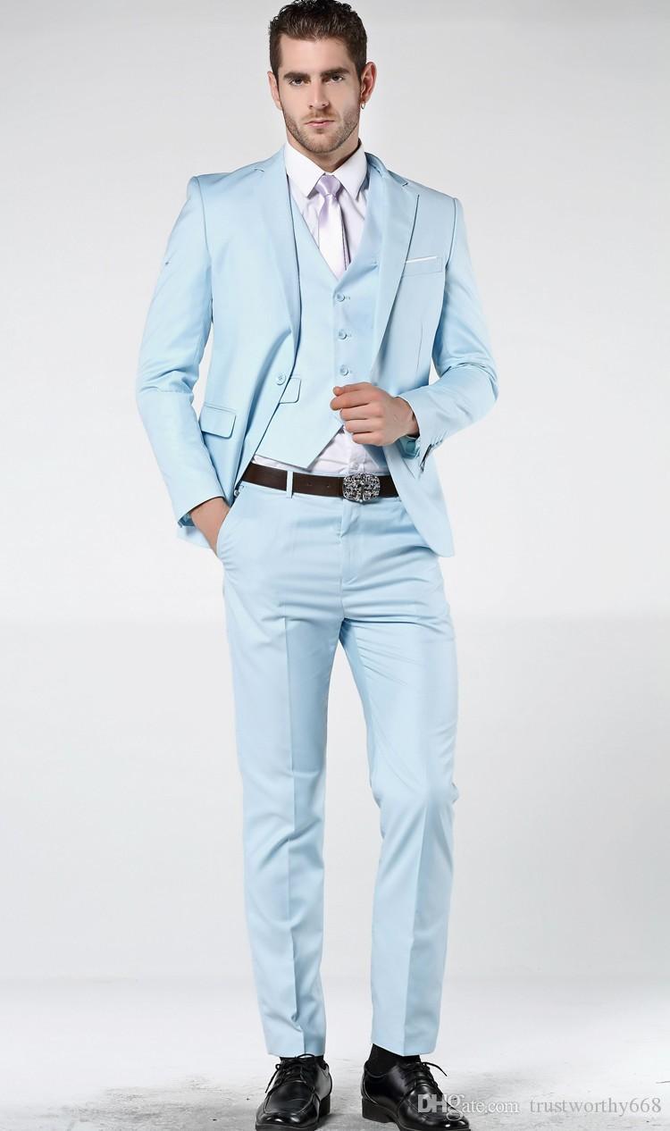 

Popular One Button Groomsmen Notch Lapel Groom Tuxedos Men Suits Wedding/Prom Best Man Blazer ( Jacket+Pants+Vest+Tie) 227, Same as image