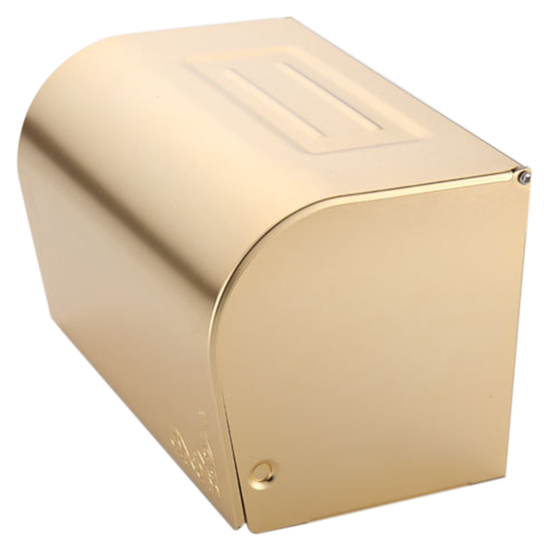 Papier Toilette Titulaire simple porte-rouleau de salle de bain rangement Paper Holder Noir