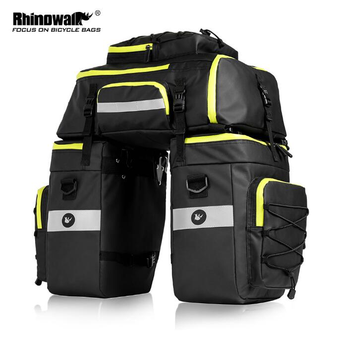 1X Cooler Bike Seat Rear Pouch Luggage Carrier Shoulder Bag Tail Saddle Bag 10L