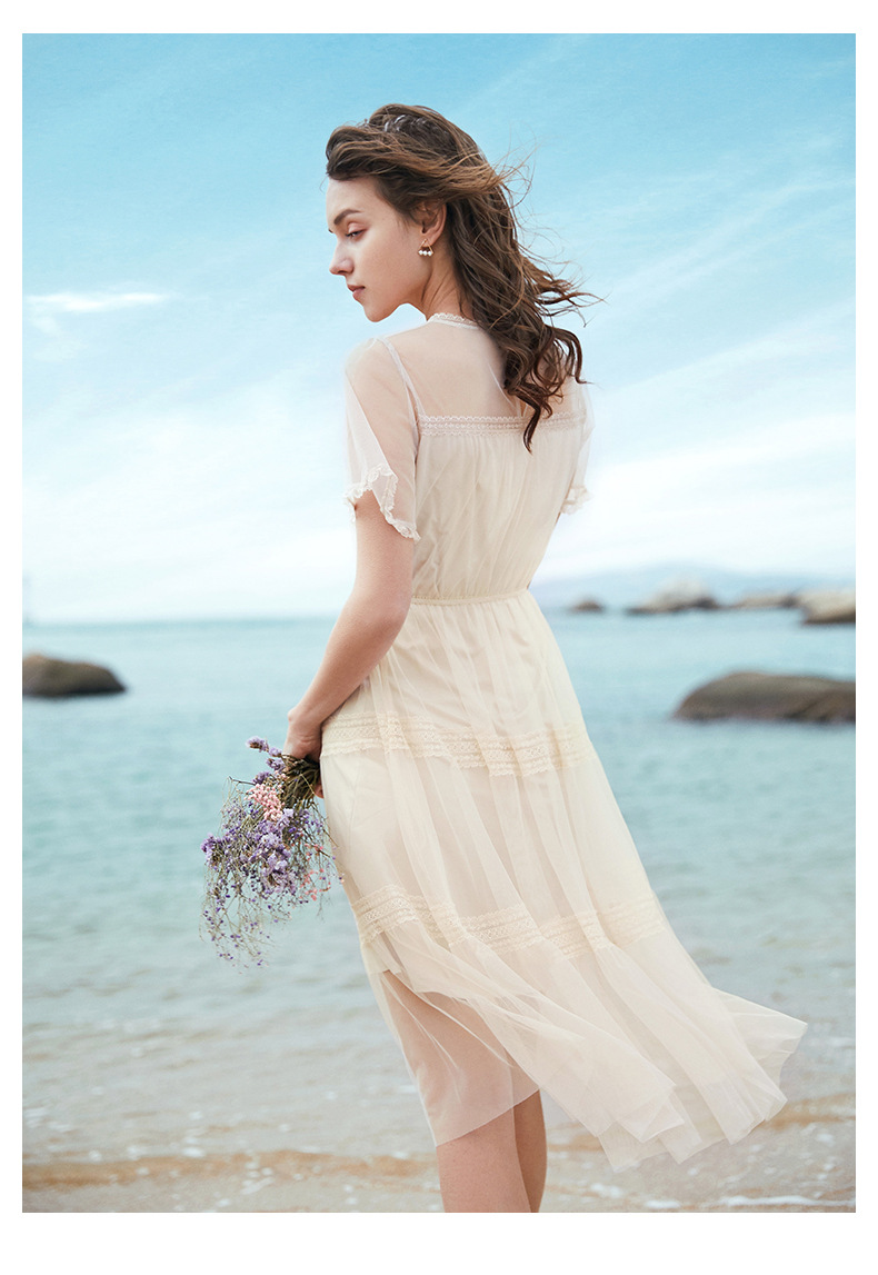 

Women Designer Dresses Summer Fashion Sexy Slim Dresses Womens Brand Lace Dresses Luxury Vintage Dress for Womens Wholesale, Black