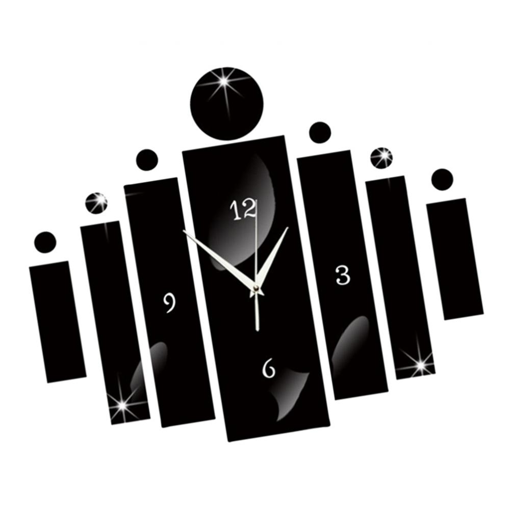 

diy wall hanging clock decal murals 3d wallpaper sticker home decor