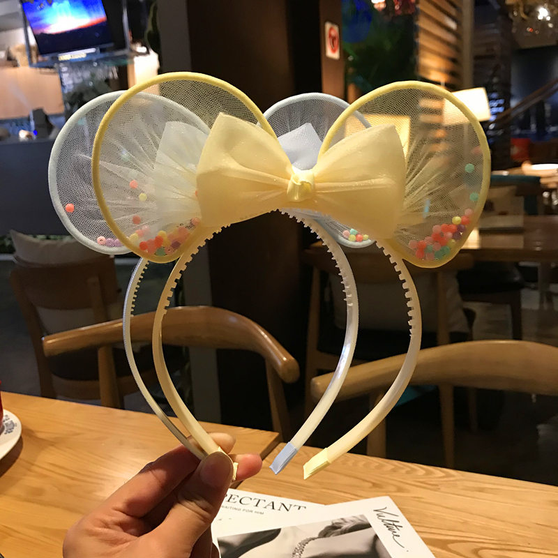 

2020 Spring And Summer New Headband Cute Panda Ear Bow Girl Hair Accessories, A3