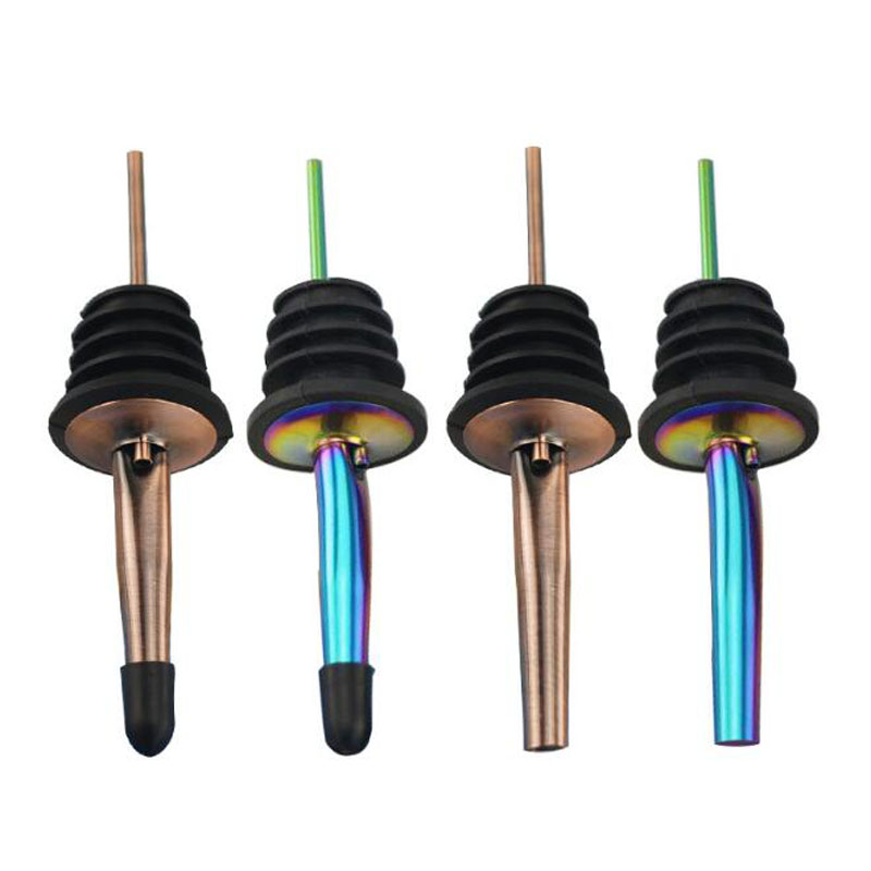 

Stainless Steel Liquor Spirit Pourer Free Flow Wine Bottle Pour Spout Stopper Speed Pourer Bar Wine Accessories ZC0378