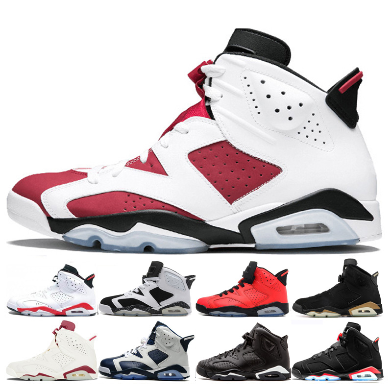 

Hotting 6 sneakers 6s basketball shoes for sports Carmine White Infared Oreo Angry bull DMP Marron Olympic Black Cat outdoor activity shoes, Infrared reflective