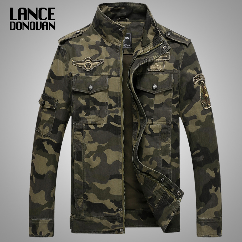 

New 2019 Army Military Jacket Men Tactical Camouflage Casual Fashion Bomber Jackets Plus size M-XXXL  CJ191203, Ln8932checks