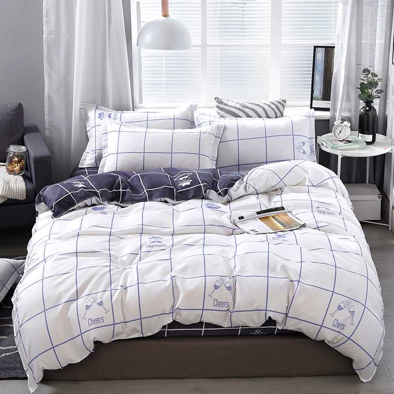 

Lanke Cotton bed bedding, Full King Queen Size bedding set,Duvet Cover Bed sheet Pillowcases,Brief Style sets, Lanke -002
