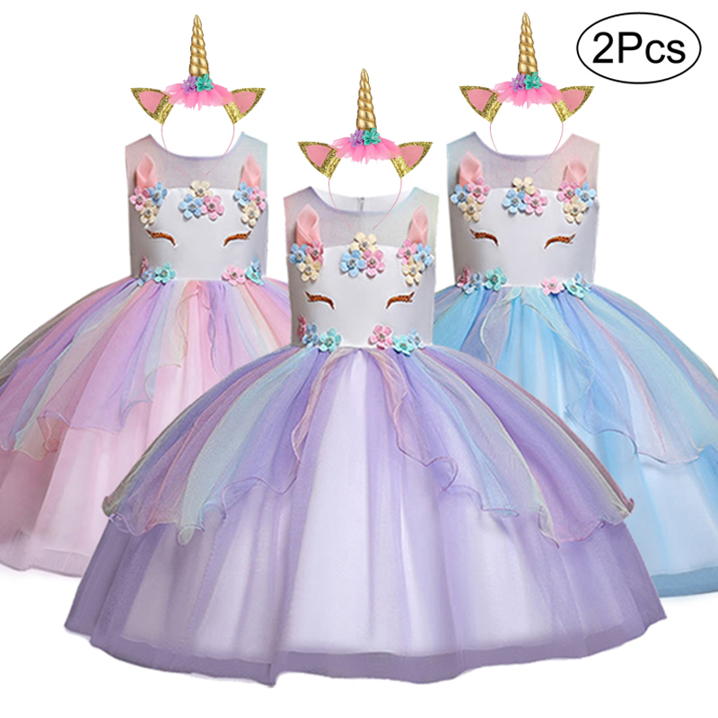 iiniim Falda Unicornio Navidad Ni/ña Beb/é Tut/ú Volante Diadema Princesa Conjunto Traje Infantil Vestido Rojo Disfraz de Fiesta Ceremonia Cumplea/ños Foto para Recien Nacido