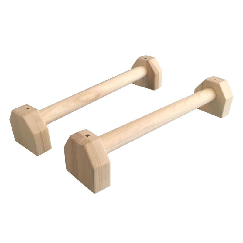 

50CM Push-Up Stand Wooden Calisthenics Handstand Personalized Bar Double Rod Push-Up Stand