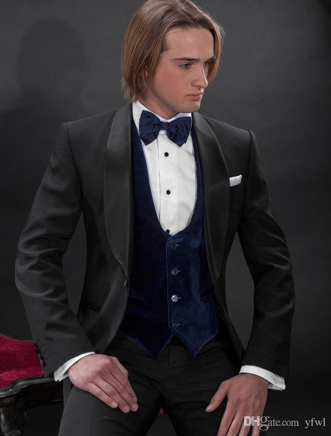 

Classic Velveteen tuxedos groom wedding men suits mens wedding suits tuxedo costumes de smoking pour hommes men(Jacket+Pants+Tie+Vest) 233, Same as image