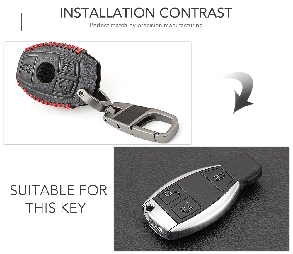 Key case cover keychain for Mercedes Benz AMG A B C E S R M G ML R S SL SLK SLR Class Accessories fob Shell Key Soft TPU Green bag Carbon Fiber Pattern