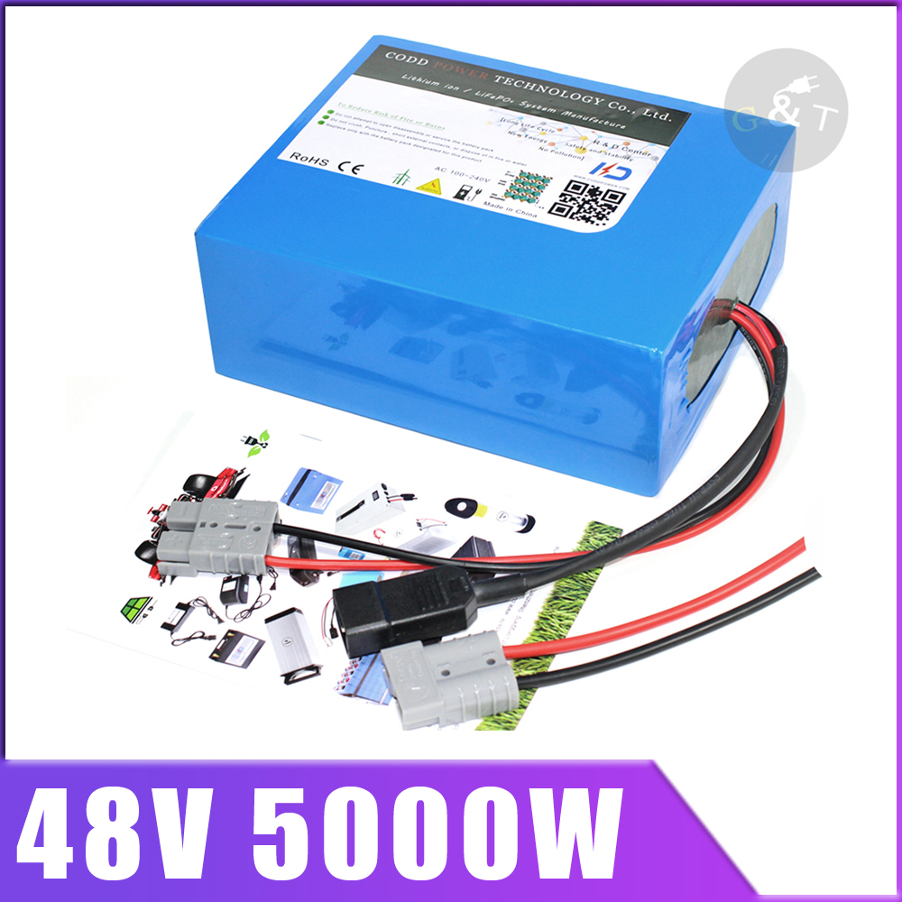 

48V 60AH 40AH 30AH 2000w 3000w 4000w Electric Bike Battery 48V Lithium ion battery pack 48V Scooter Battery with 54.6v charger