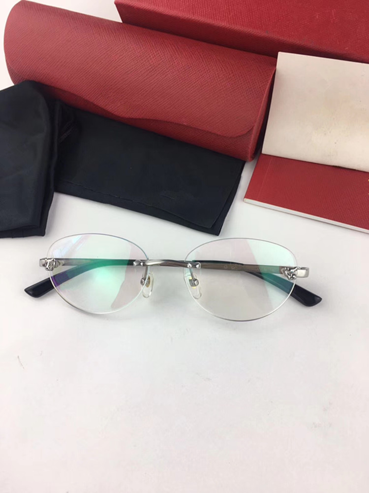 

Wholesale-Luxury Designed Unisex CT0038SA rimless glasses 54-18-145 round-oval ens pure-rim for prescription glasses with full-set packing