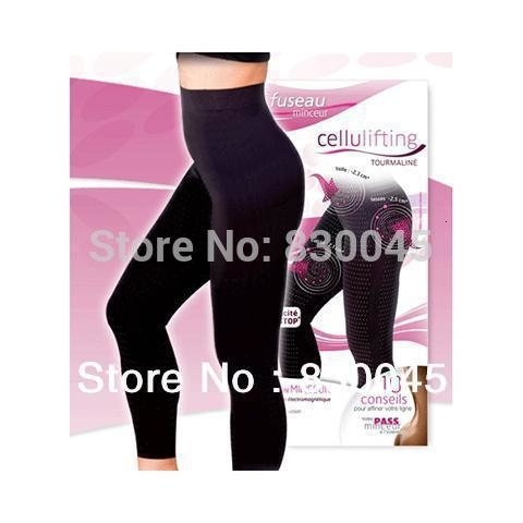 

Hot Sale*Slim Panty Long Celluflex tourmaline Slimming Briefs Boxer Legging SL004-L CJ191206, Black