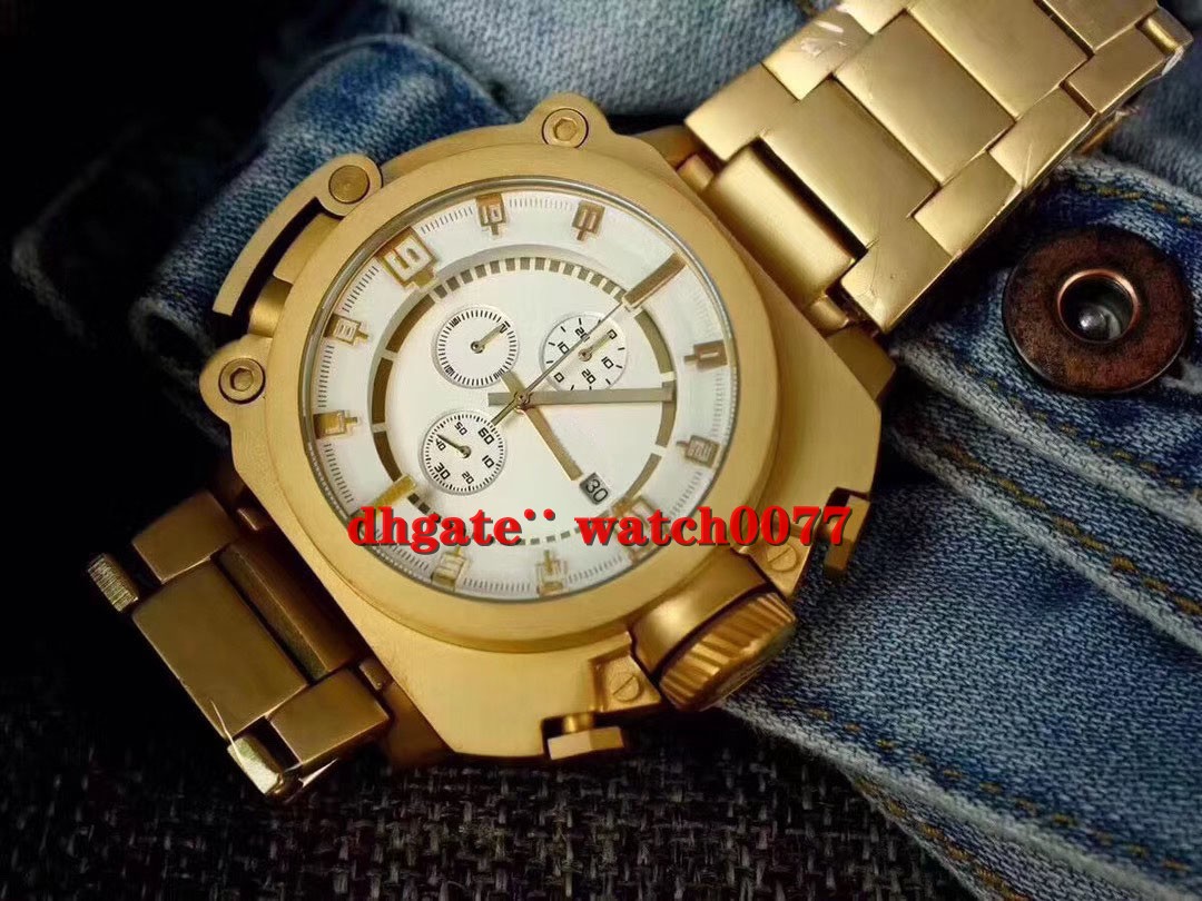 

NEW DZWB0001 Men's Black stainless steelDial Band Chronograph Wrist Watch 0001