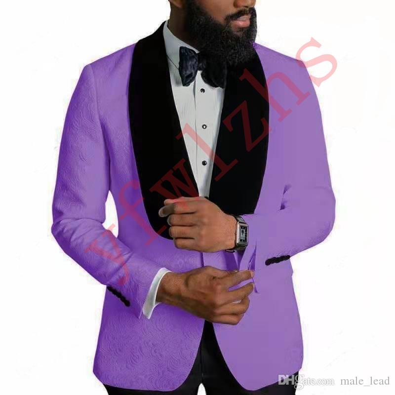 

Handsome Groomsmen Shawl Lapel Groom Tuxedos Mens Wedding Dress Man Jacket Blazer Prom Dinner 2 Piece Suit(Jacket+Pants+Tie) 394, Same as image