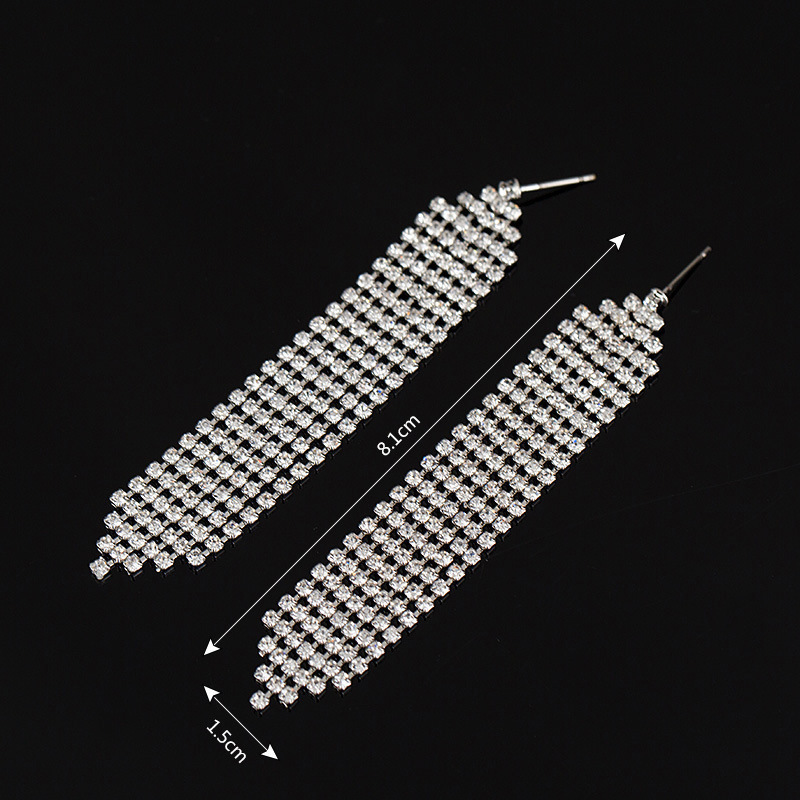 

Earring Rhinestone Ear Nail Earrings Fund Concise Eardrop Ornaments