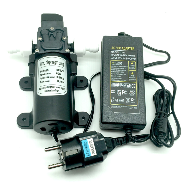 

C091 DC 12V motor micro diaphragm fine mist spray pump mini water pump with power supply and adapter