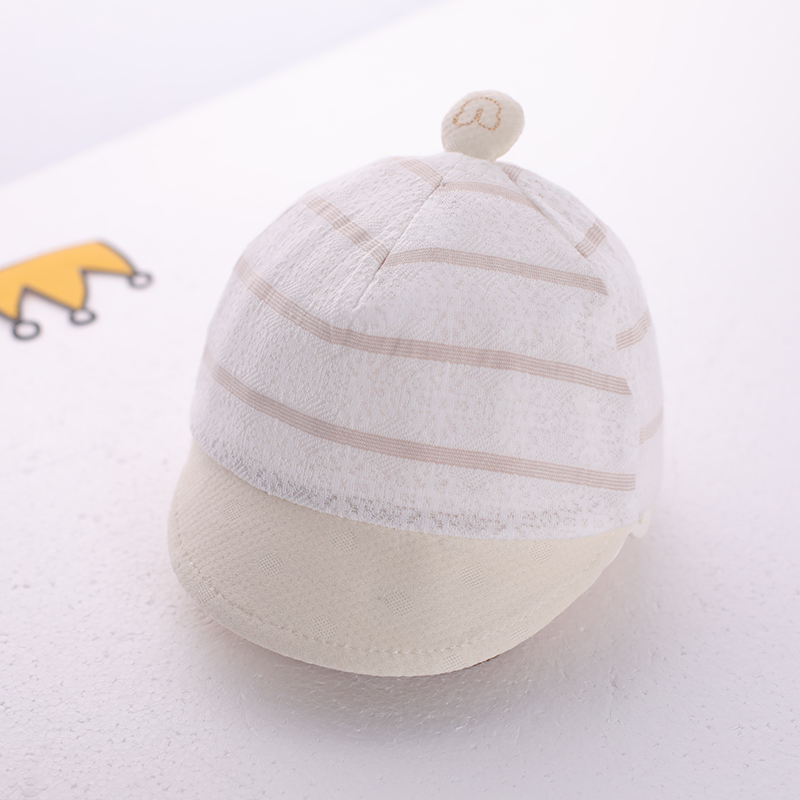

Newborn cotton hat thin section sun hat, Blue