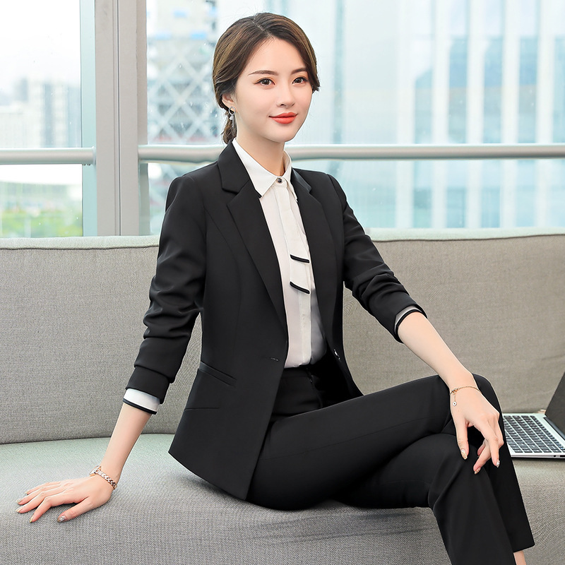 

2020 spring new business suit women' professional suit jewelry store work uniform women' wholesale, See chart