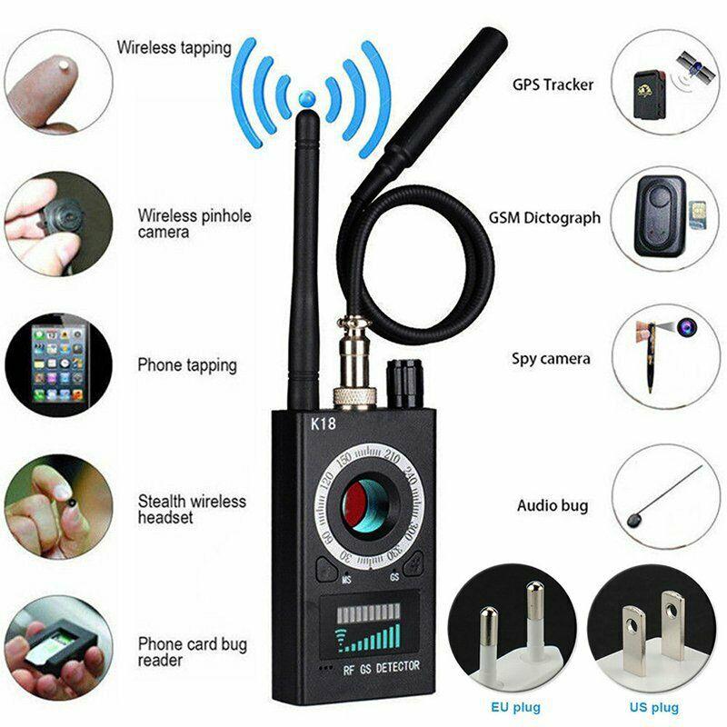 

k18 anti-theft anti-monitoring shielding candid camera monitoring signal detector interfering with GPS positioning detector