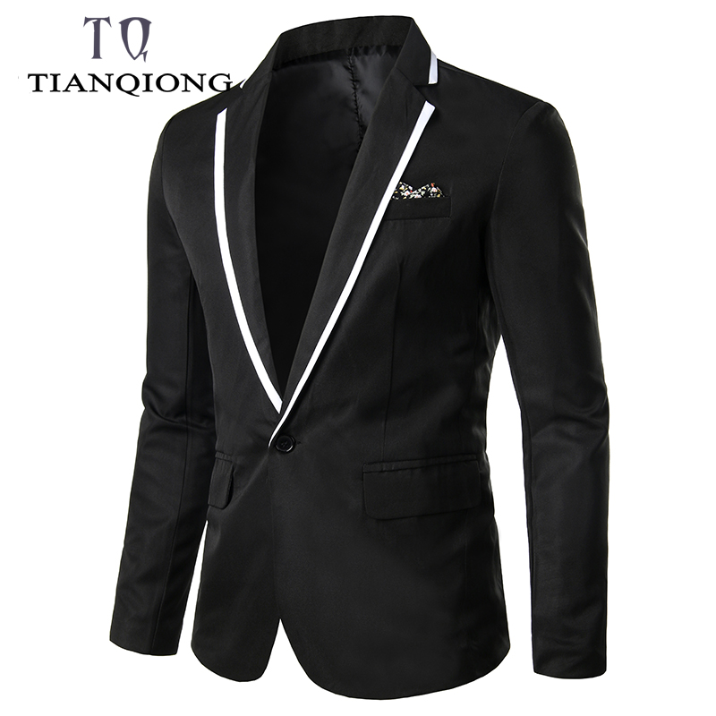 

NEW Men Blazers 2019 Stylish Men's Casual Slim Fit Formal Single Button Suit Formal Blazer Coat Men Jacket Tops Suit Jackets, White