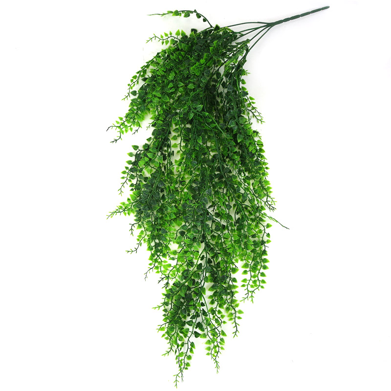 

Decorative Flowers & Wreaths 82cm 5 Forks Artificial Plant Vines Wall Hanging Green Crafts Fake Leaves Plastic Orchid Rattan Home 6706262