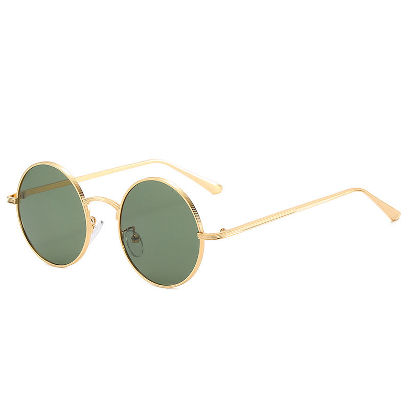 

2020 metal steampunk sunglasses men women fashion round glasses circle vintage sunglasses high quality uv400 eyewear