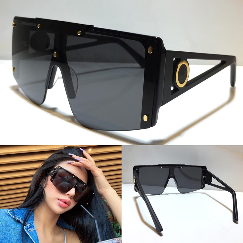 

4393 New Popular sunglasses For women Popular Fashion sunglasses UV protection big connection lens Frameless Top Quality Come With Package