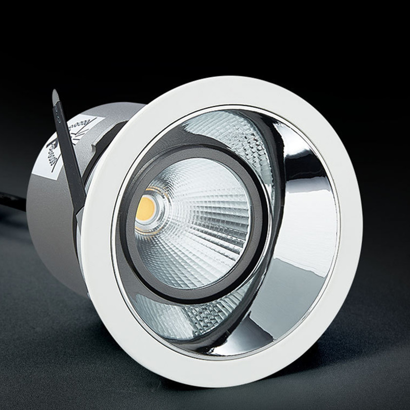 

COB LED Downlight 20W 15W 12W Ceiling Round Recessed Lamp New type Downlight Hotel anti-glare spotlights AC110V/AC220V
