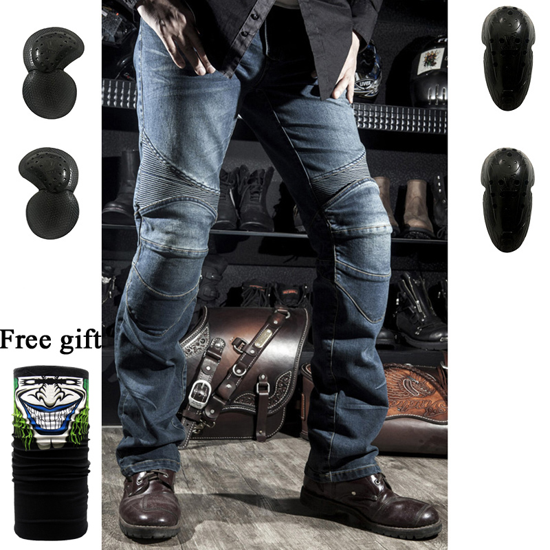 2019 vieux jeans de la vache loisirs Mens moto jeans pantalons de locomotive équitation un pantalon de moto Pantalon de denim de motard