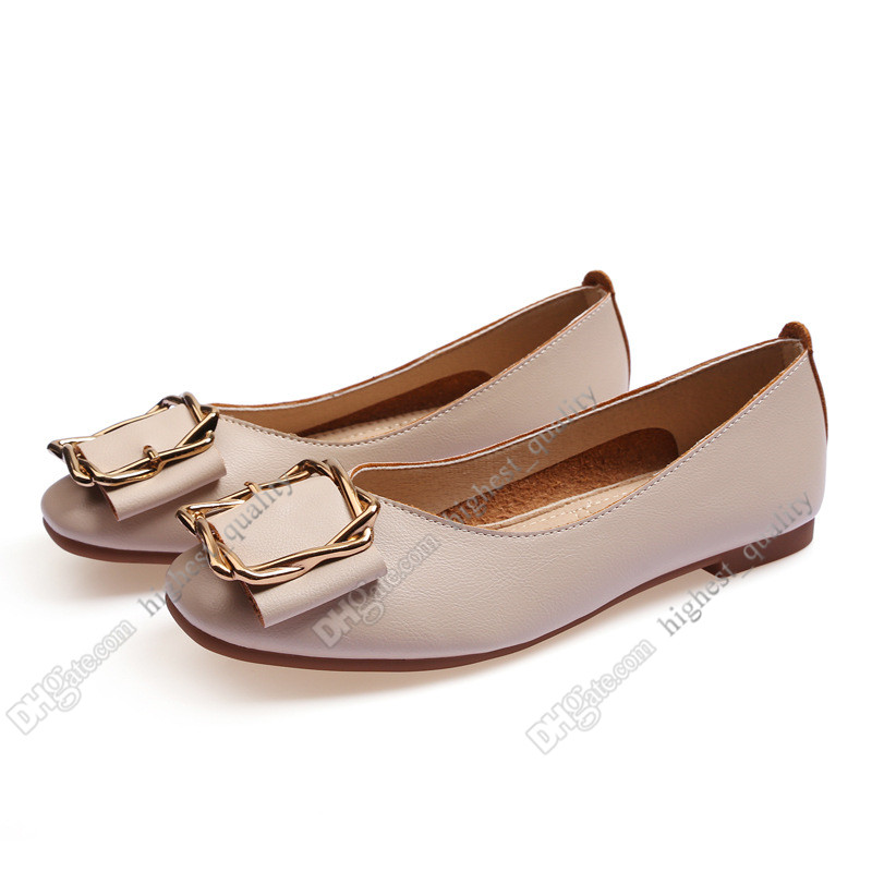 

ladies flat shoe lager size 33-43 womens girl leather Nude black grey New arrivel Working wedding Party Dress shoes Thirty-four, #01