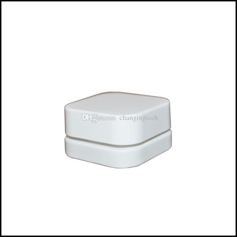 

Cube Glass Jar 5ml e-Cig Accessories With Child Resistant Lid Square Premium Concentrate Thick Oil Dab Jars Send By Sea Free Freight To USA