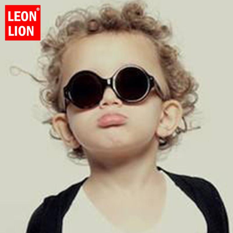 Leonlion 2019 New Round Children'S Sunglasses Candy Color Kid Vintage Eyeglasses Personality Baby Pink Lovely Glasses Frames MMnwI