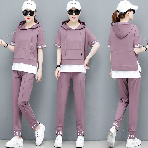 

Casual Sportswear Tracksuit For Women Ensemble Femme Deux Pieces Two Piece Set Top&pants Set Women's Tracksuits Woman Suit, Green