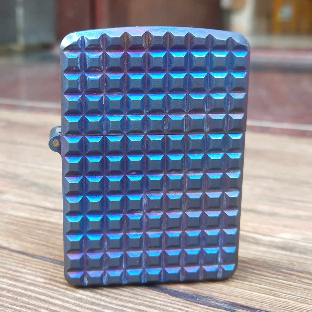 

EDC Titanium Alloy TC4 Ti Armor Oil Lighter Case / Shell / Cover Custom 2 mm Thick Outdoor Survival Camping Tool