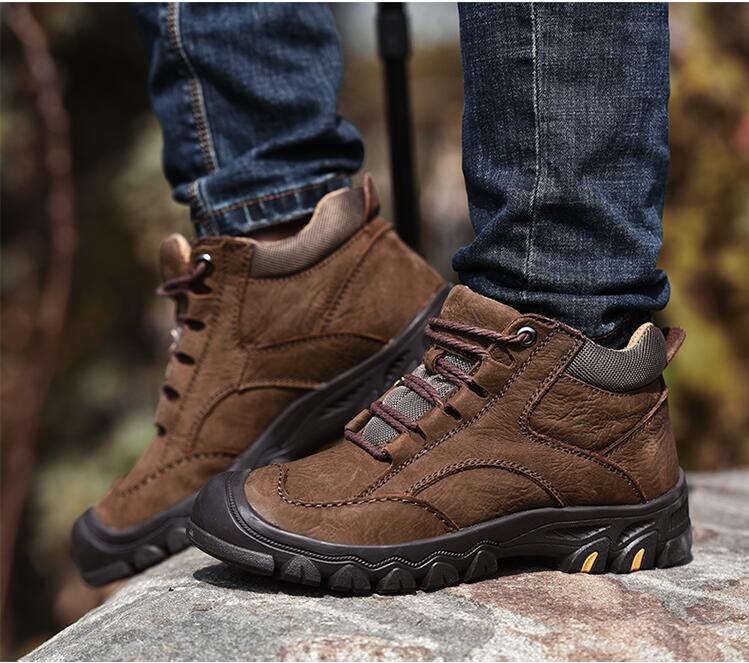 

Dapingshan camel new leather riding shoes male motorcycle riding boots female off-road motorcycle racing knight equipment four