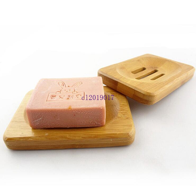 

300pcs Natural Wooden Bamboo Soap Dish Wooden Soap Tray Holder Storage Soap Rack Plate Box Container for Bath Shower Plate Bathroom, Customize