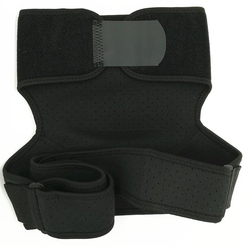 

Women Men Gym Adjustable Shoulder Brace Ergonomic Design Nylon Cloth Unisex For Joint Single Shoulder Comfortable Support, Black