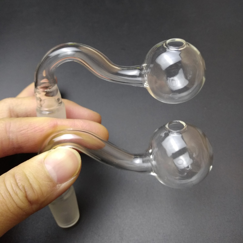 

Hot Sale Pyrex Glass Oil Burner Pipe 10mm 14mm 18mm Female Male Sherlock Glass Smoking Pipe Adapter for Bong Water Pipes Smoking Accessories